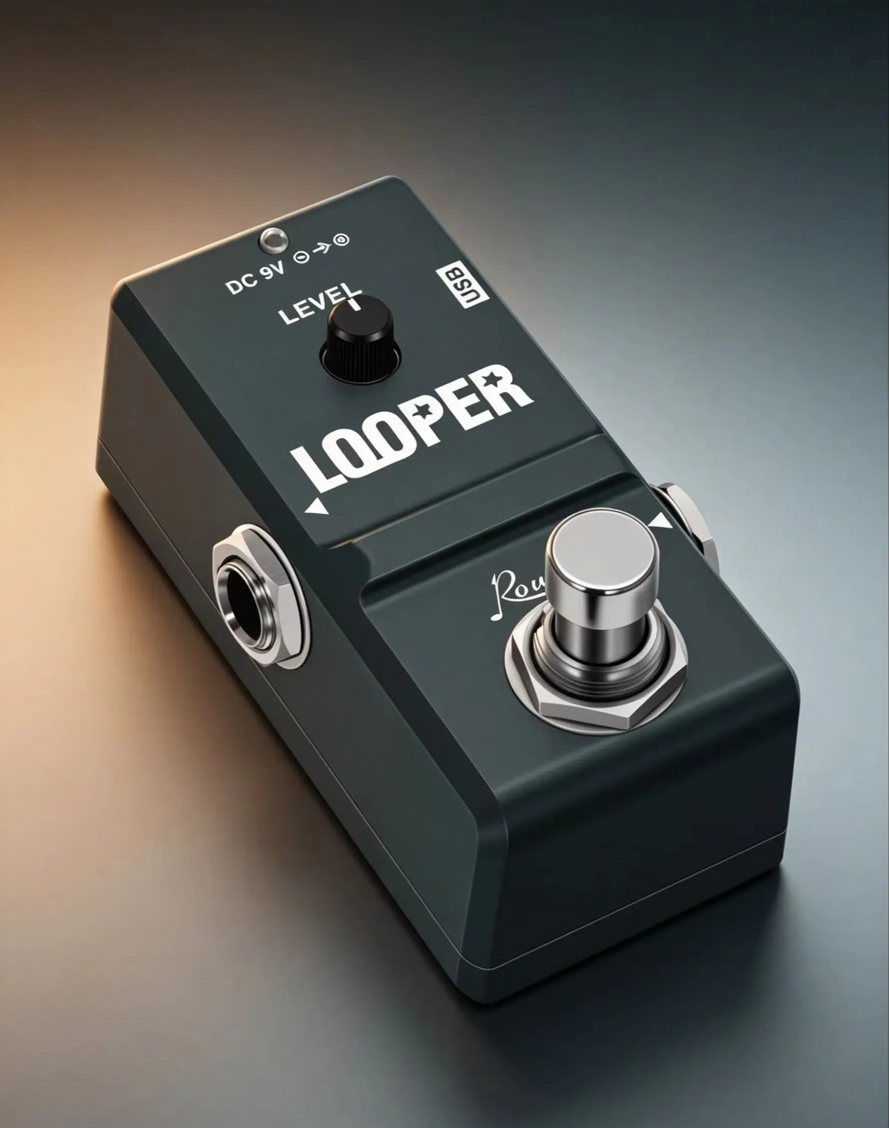 Rowin LN-332 48K NANO Looper Electric Guitar Bass Effect Loop Pedal 10 Mins of Recording Unlimited Overdubs USB Port Bypass Mini