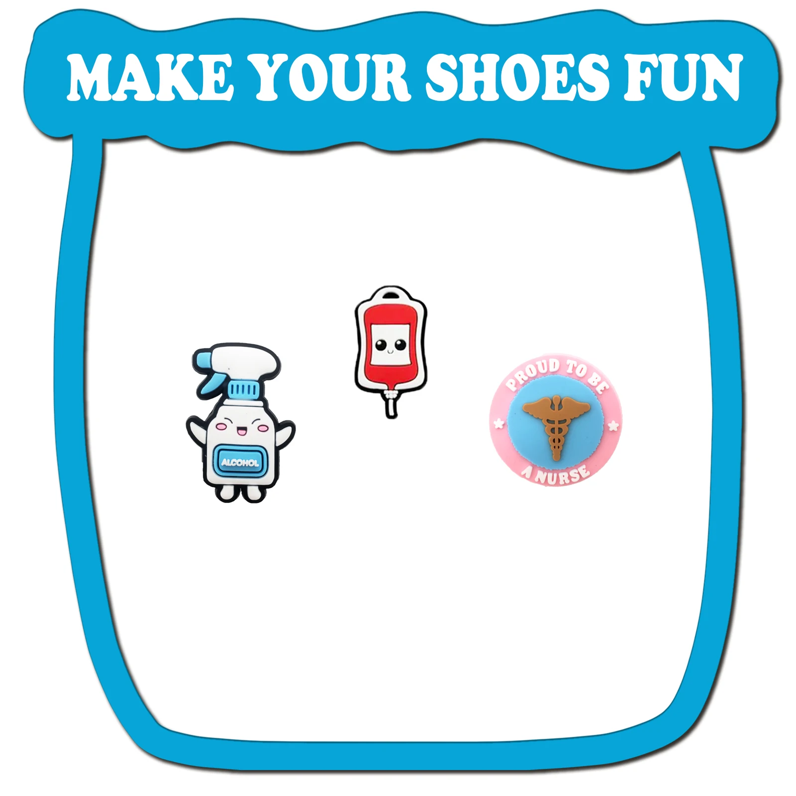 20 قطعة من سلسلة الطبيب دلايات الأحذية للصنادل وحقائب الشاطئ وPVC DIY زينة الأحذية إكسسوارات دبابيس الأحذية عالية الجودة #6