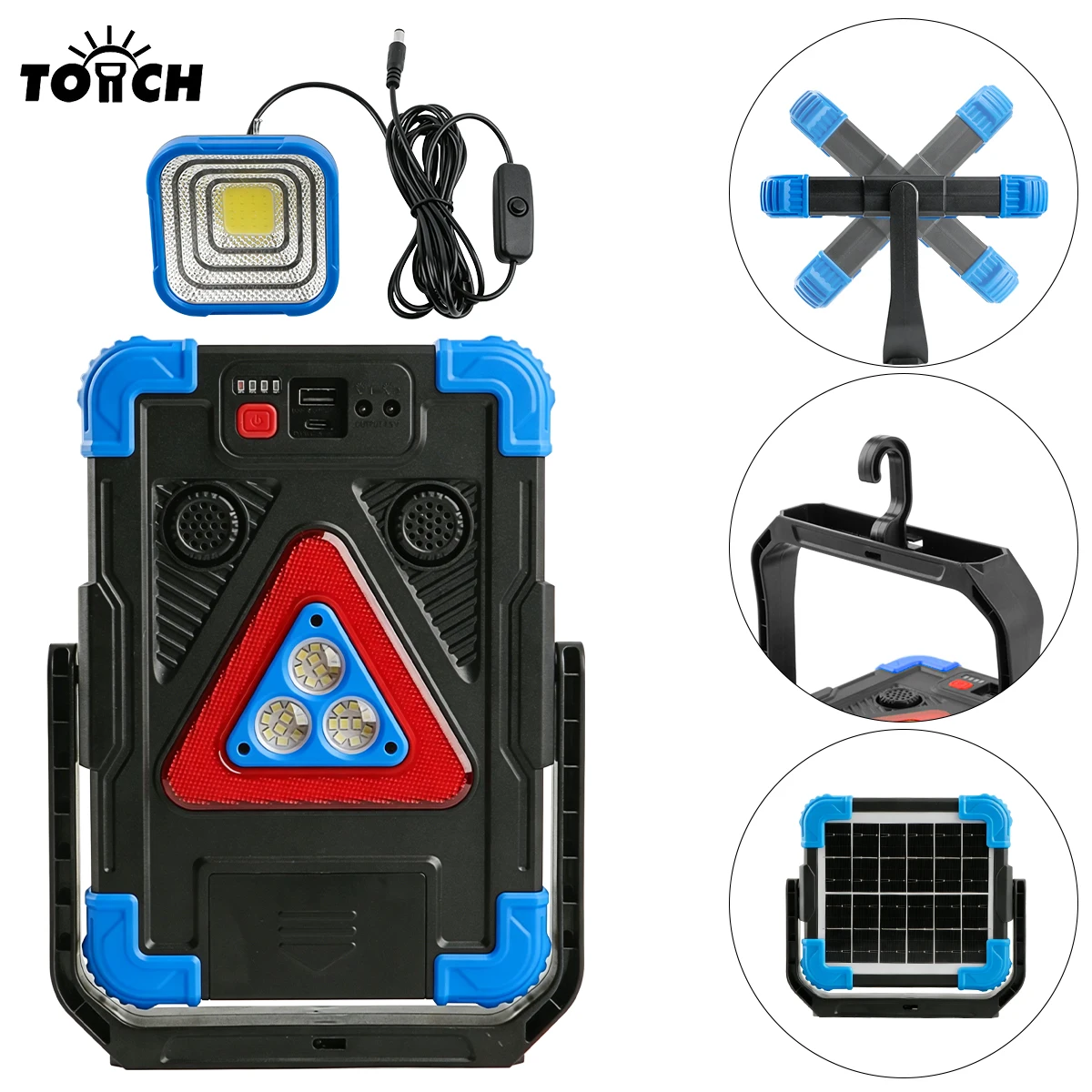 充電式led作業灯、携帯型建設現場照明器具、効率的な投光器