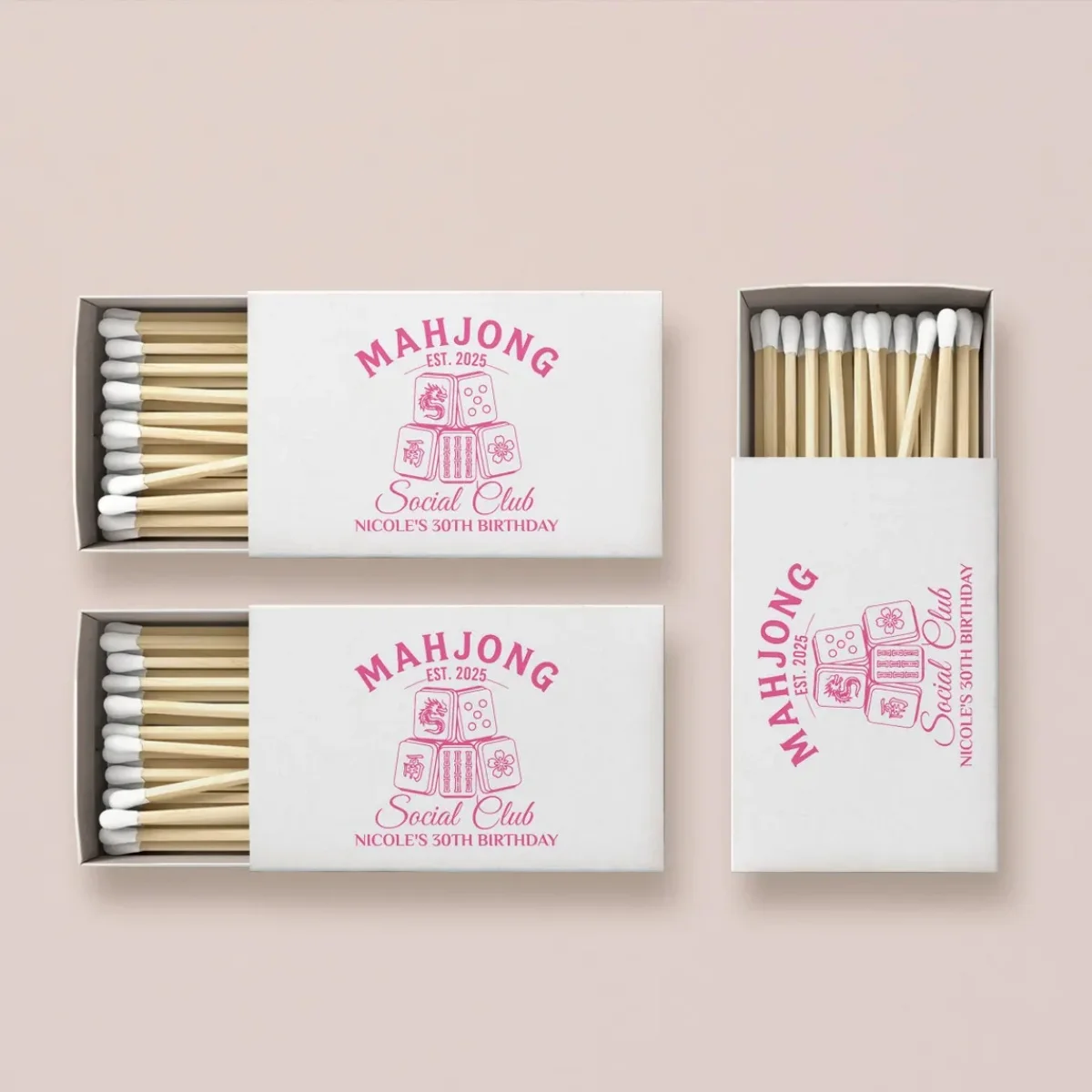 

Персонализированные спичечные коробки/Свадебные спичечные коробки/Подарок на девичник в Вегасе/Ручная нарисованная спичечная коробка