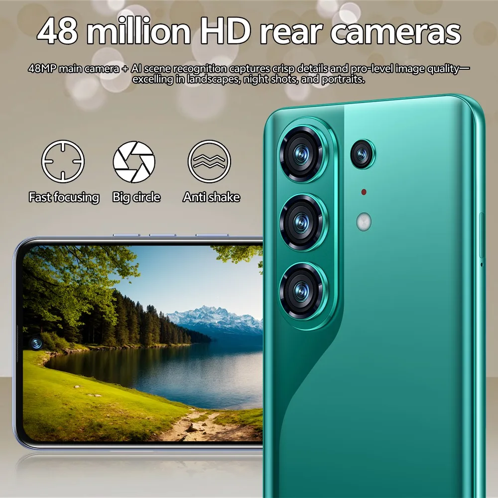 K-Touch Cheap C26 Ultra 7.3HD Mobile Phones 22G+2TB Smartphone 8000mAh Cell Phone 5G Dual SIM Android 15 16+48MP Camera Cellphones