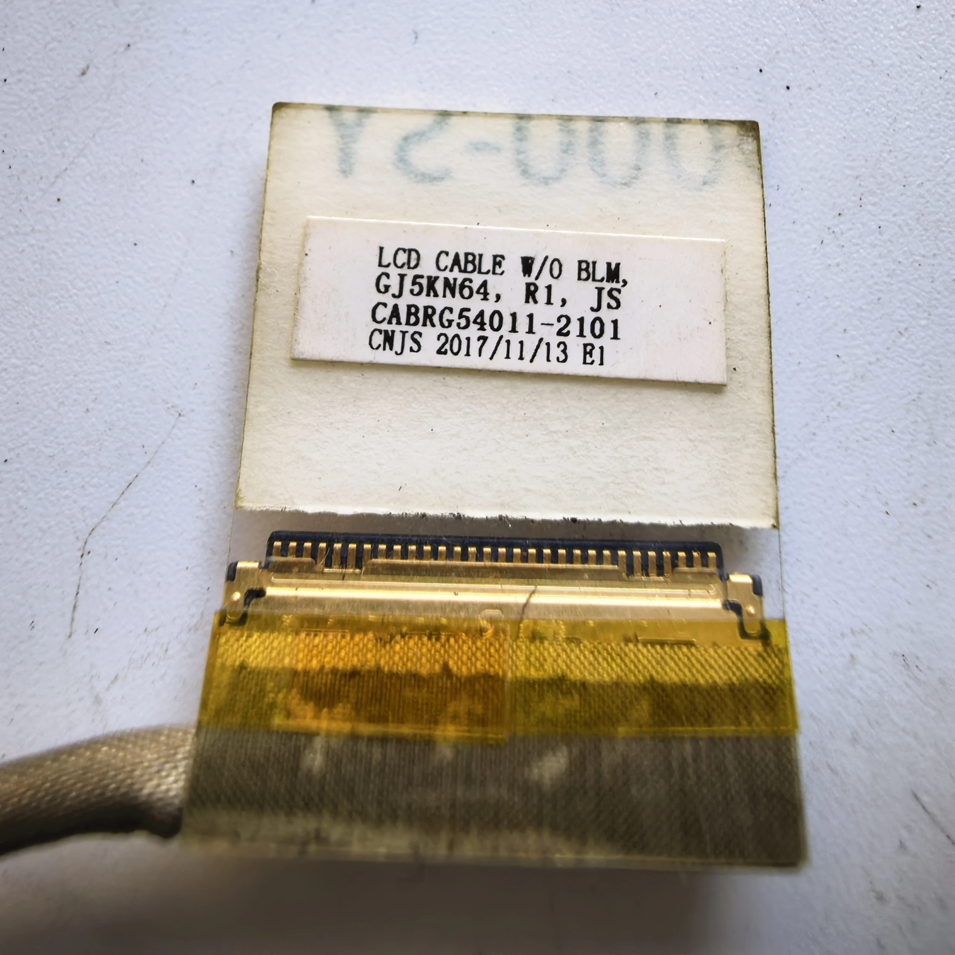 New laptop lcd lvds cable for Hasee Z7-KP7GT KP7GC Z7M-KP7GE GJ5KN64  CABRG54011-2101  30pin