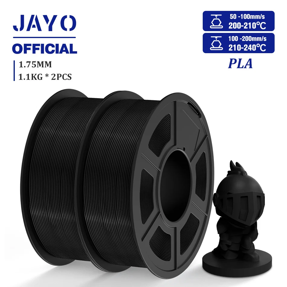 JAYO PLA/PETG/ZIJDE/TPU/ABS 3D Printer Filament 1.75mm 2 Rollen 3D Afdrukken materialen voor 3D Printer Gratis Verzending