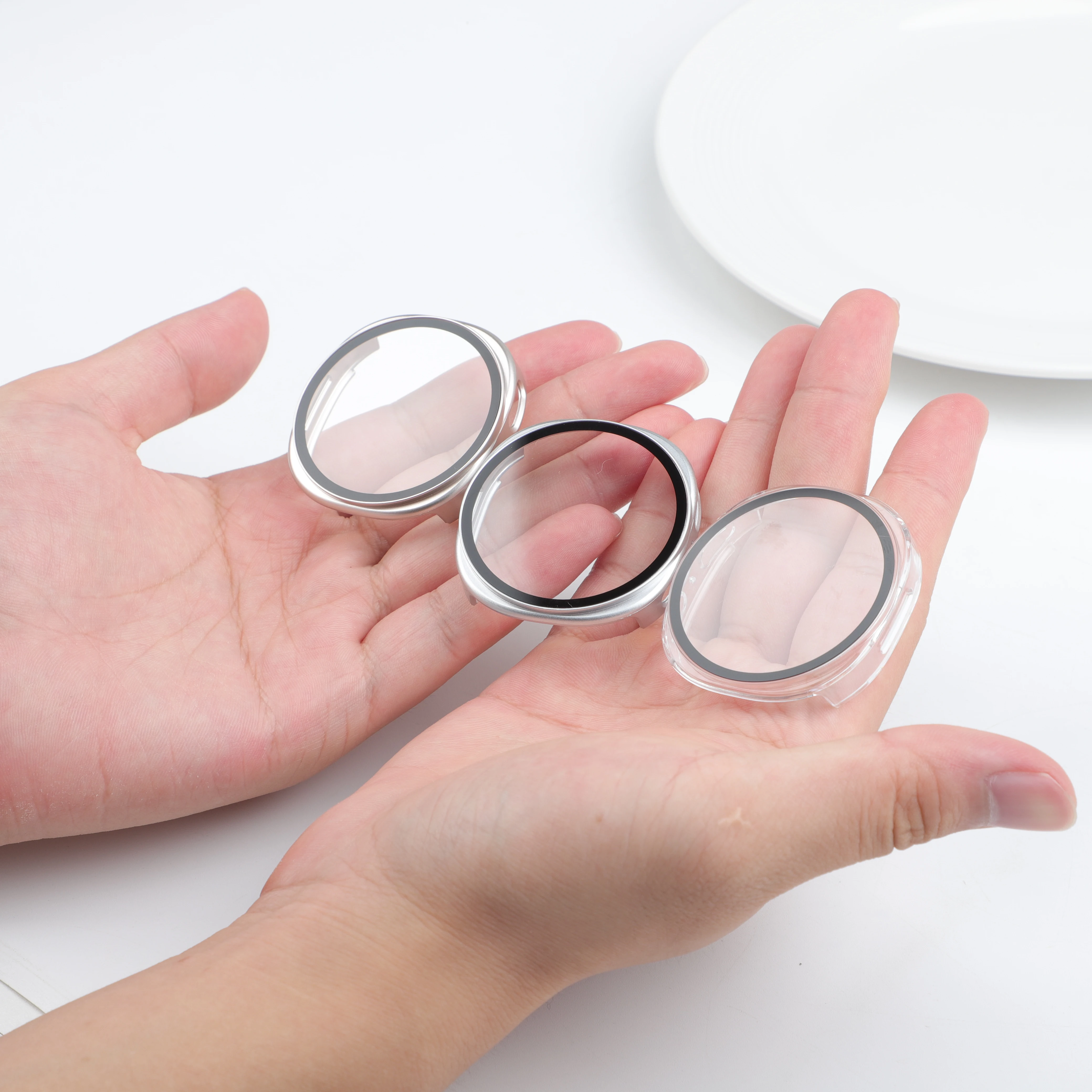 Gehärtetes Glas + Hülle für Samsung Galaxy Watch 9 8 Zubehör Rundum-Hartschalen-PC-Bumper-Rahmen Displayschutz 40MM 44MM Abdeckung – Detail 12