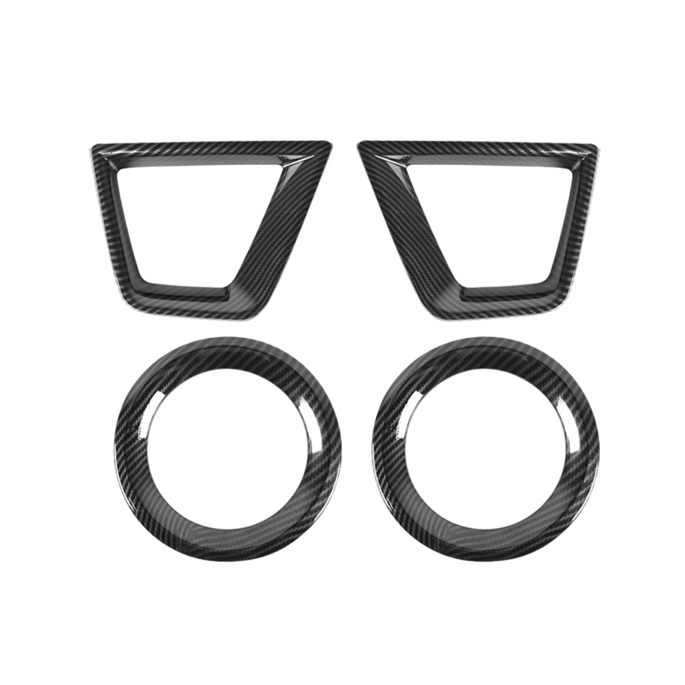 Car Front Fog Light Turn Signal Lamp Decoration Cover for Jeep Renegade 2019 2020 2021 2022 2023 Lamp Hoods Exterior Accessories