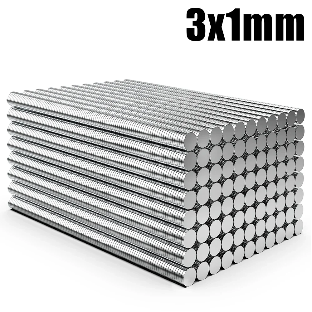 3x1mm iman Refrigerator Magnets DIY Office Whiteboard Workshop