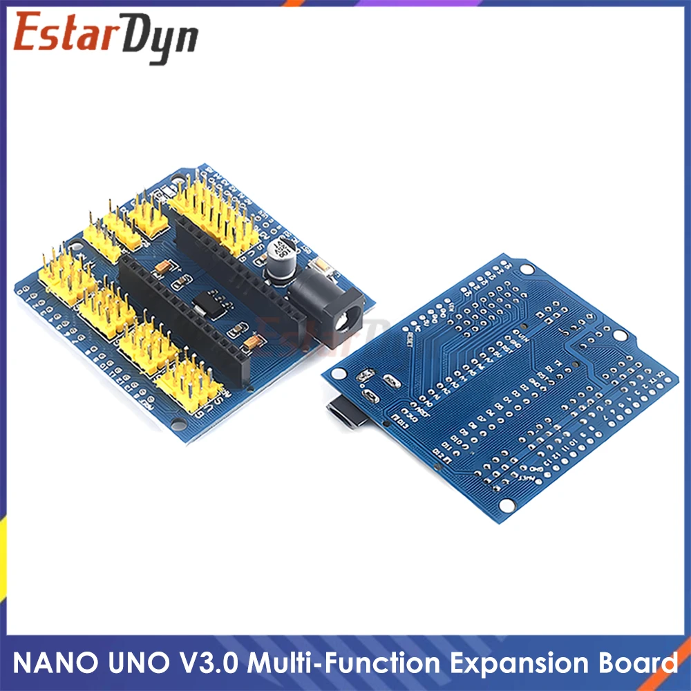NANO V3.0 UNO R3 Prototype Shield Expansion Board for Breadboard Adapter, Sensor Module Kit for DIY Electronics Projects