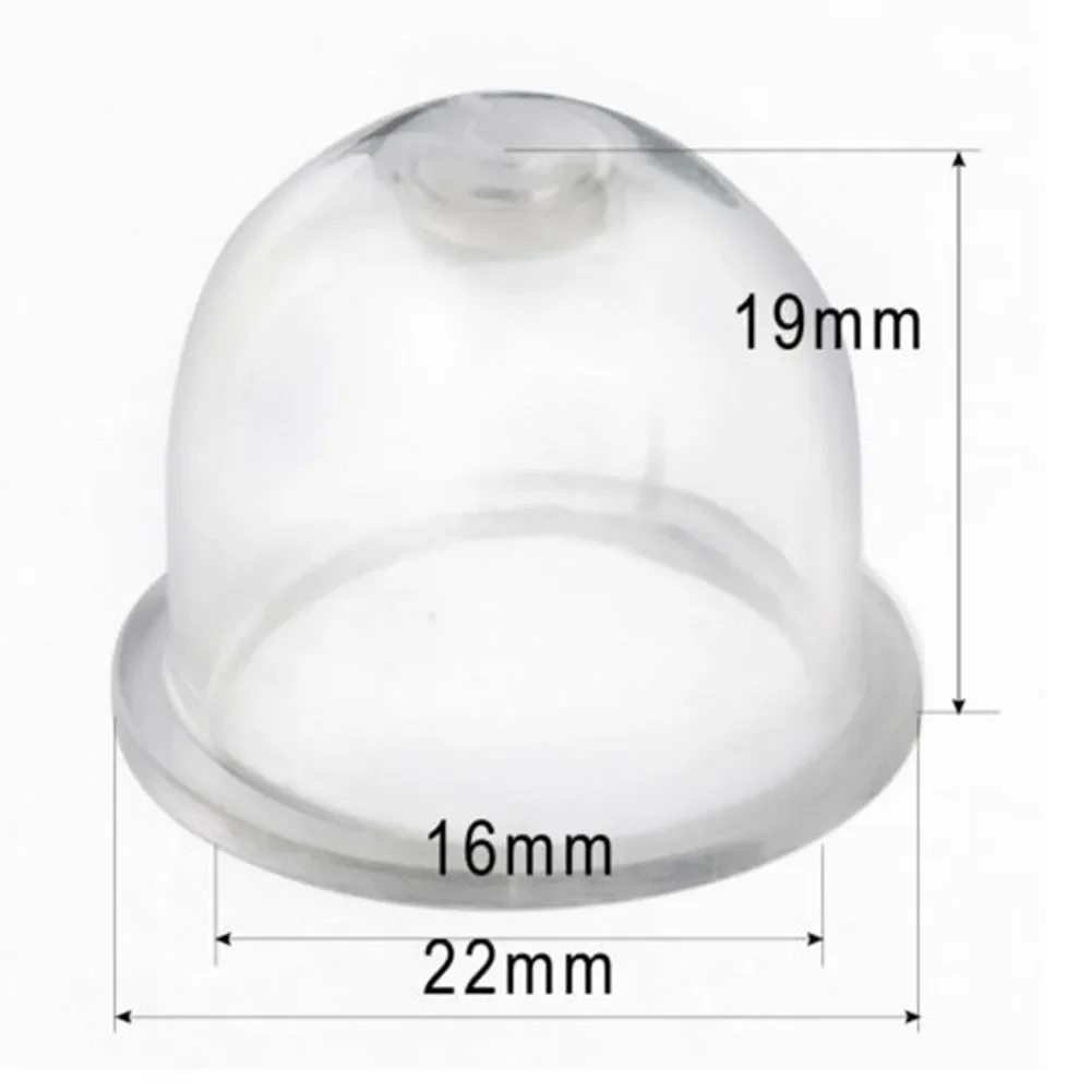 Lâmpada primer de 19mm + 22mm, 2 peças, motosserra, gasolina/combustível, conjunto de lâmpada primer de plástico, alta qualidade, prático, novo