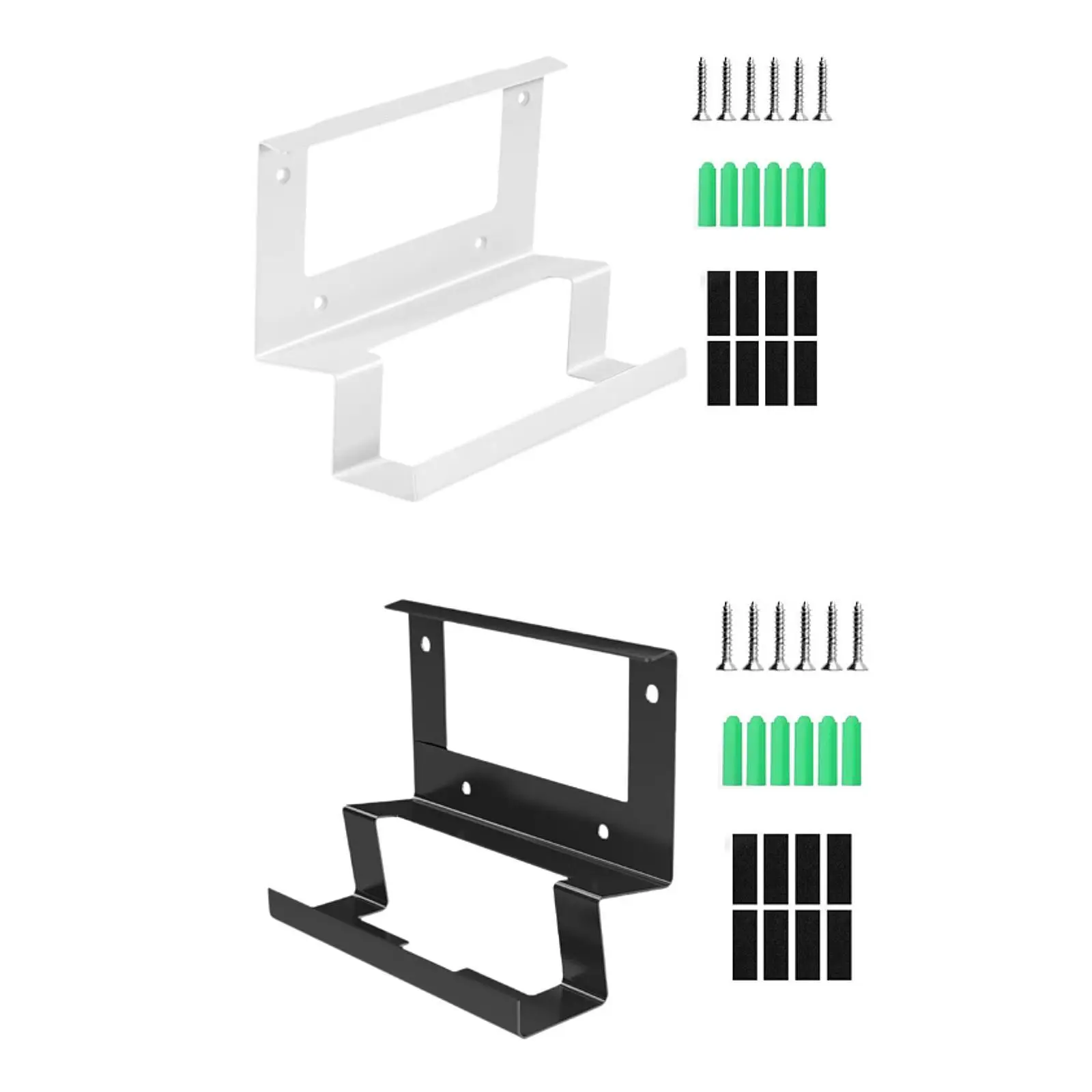 Router Wall Mount Easy Installation Space Saving Large Load Capacity Practical Support Base Sturdy Power Supply Mount for Office