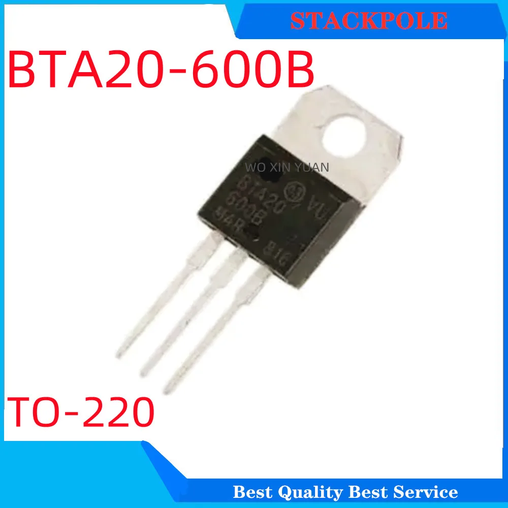 10pcs/lot BTA20-600B BTA20-600 BTA20 600B 600 Triac 600V 20A  SNUBBERLESS TRIACS