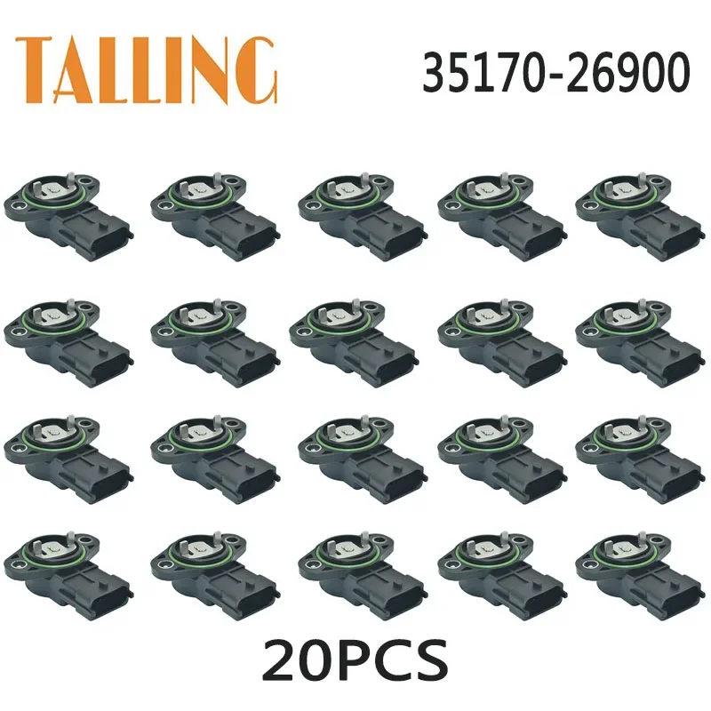 

35170-26900 20 шт. TPS датчик положения дроссельной заслонки для Hyundai Accent Kia Rio Rio5 1.6L I4 2006-2011 автозапчасти 3517026900