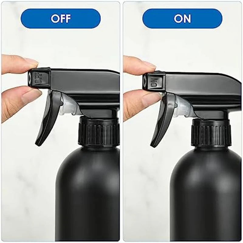 Paket 4 Botol Semprot Botol Semprot Penata Rambut Botol Semprot Tanaman 500 Ml untuk Rambut, Membersihkan