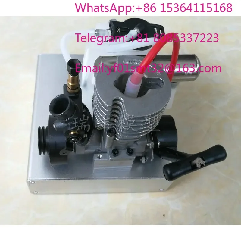 15 Level RC Model Two Stroke Methanol Engine Complete Kit Mini Nitro Fuel Power Motor