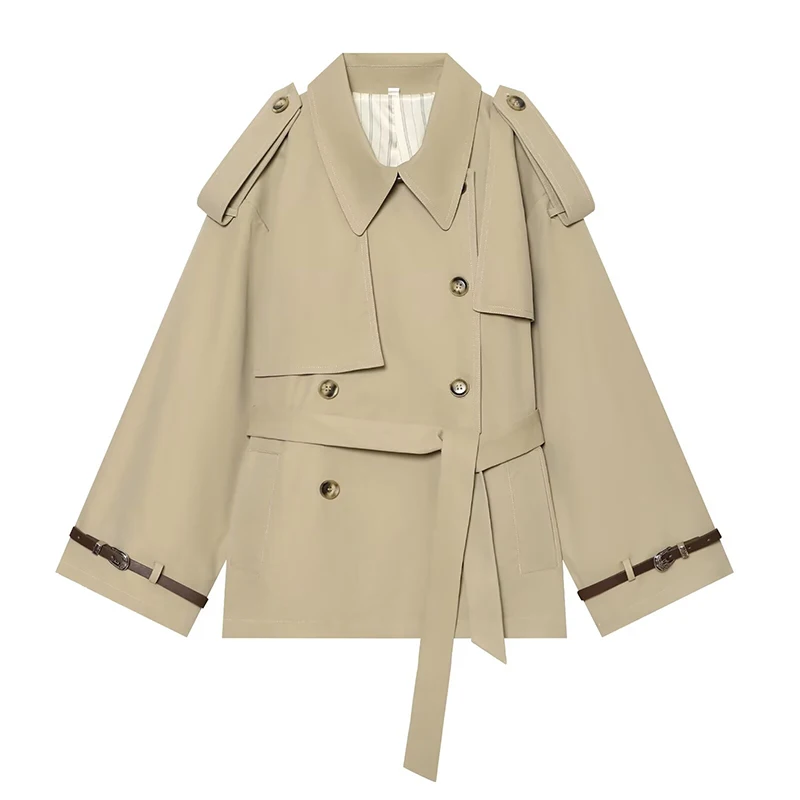 Jackets Autumn Women's 2026 New Fashion Loose Unique Warm Elegant Women's Trench Jackets Chic Autumn Travel Street Youth Coats