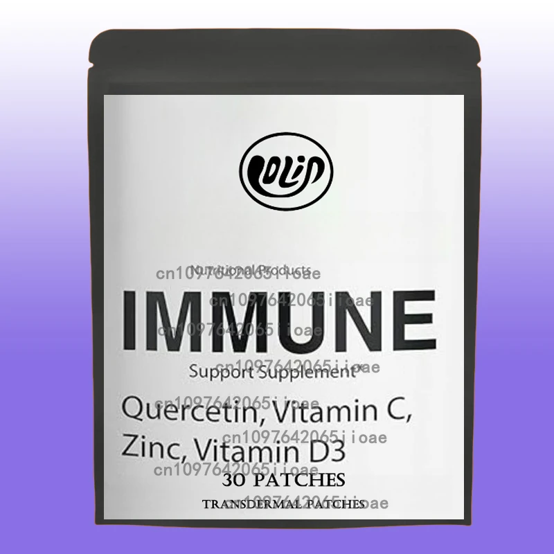

30 пластырей, поддержка иммунитета, транспарительные пластыри, цинк, витамин D3, витамин С и лейберри — усилитель иммунитета