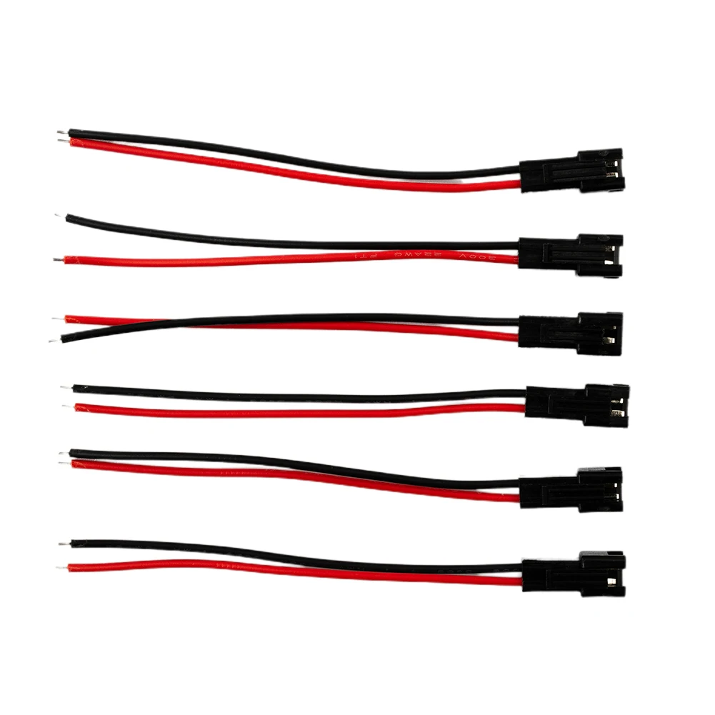 40pcs For JST SM 2Pin Male and Female Bus Connectors for LED Light Bar Drivers Remote Control Helicopters Indoor Aircraft
