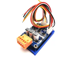 Original JUYI Tech JYQD-V7.3E3 bldc motor driver board with heatsink for Hall sensor brushless DC motor