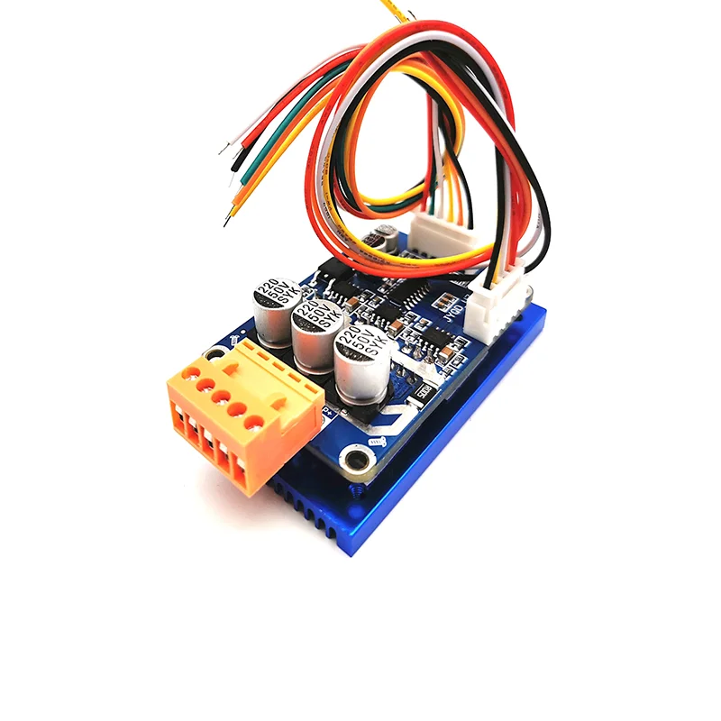 Original JUYI Tech JYQD-V7.3E3 bldc motor driver board with heatsink for Hall sensor brushless DC motor