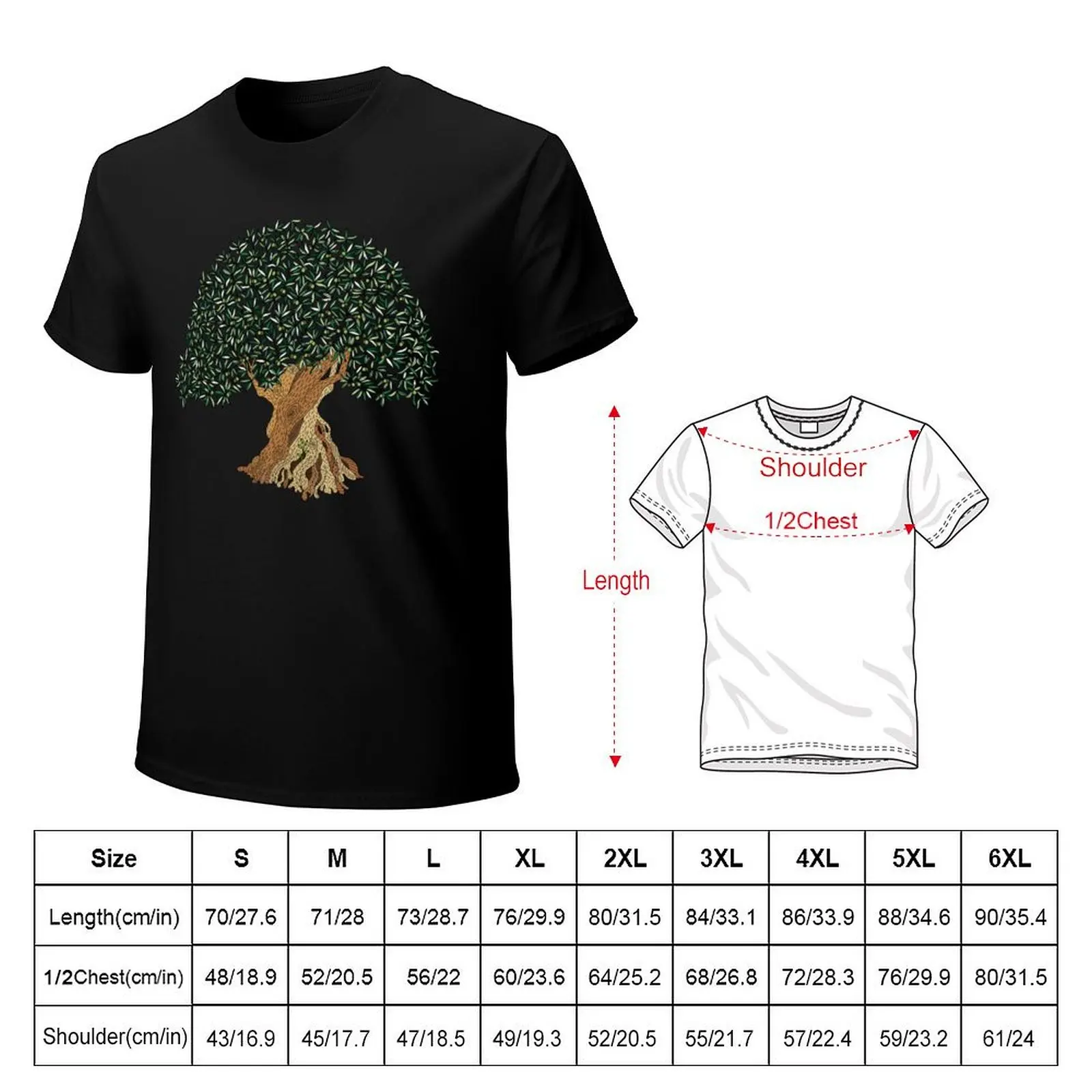 1110 Years Old Olive Tree T-Shirt Plus Size Workout Short Sleeve Top