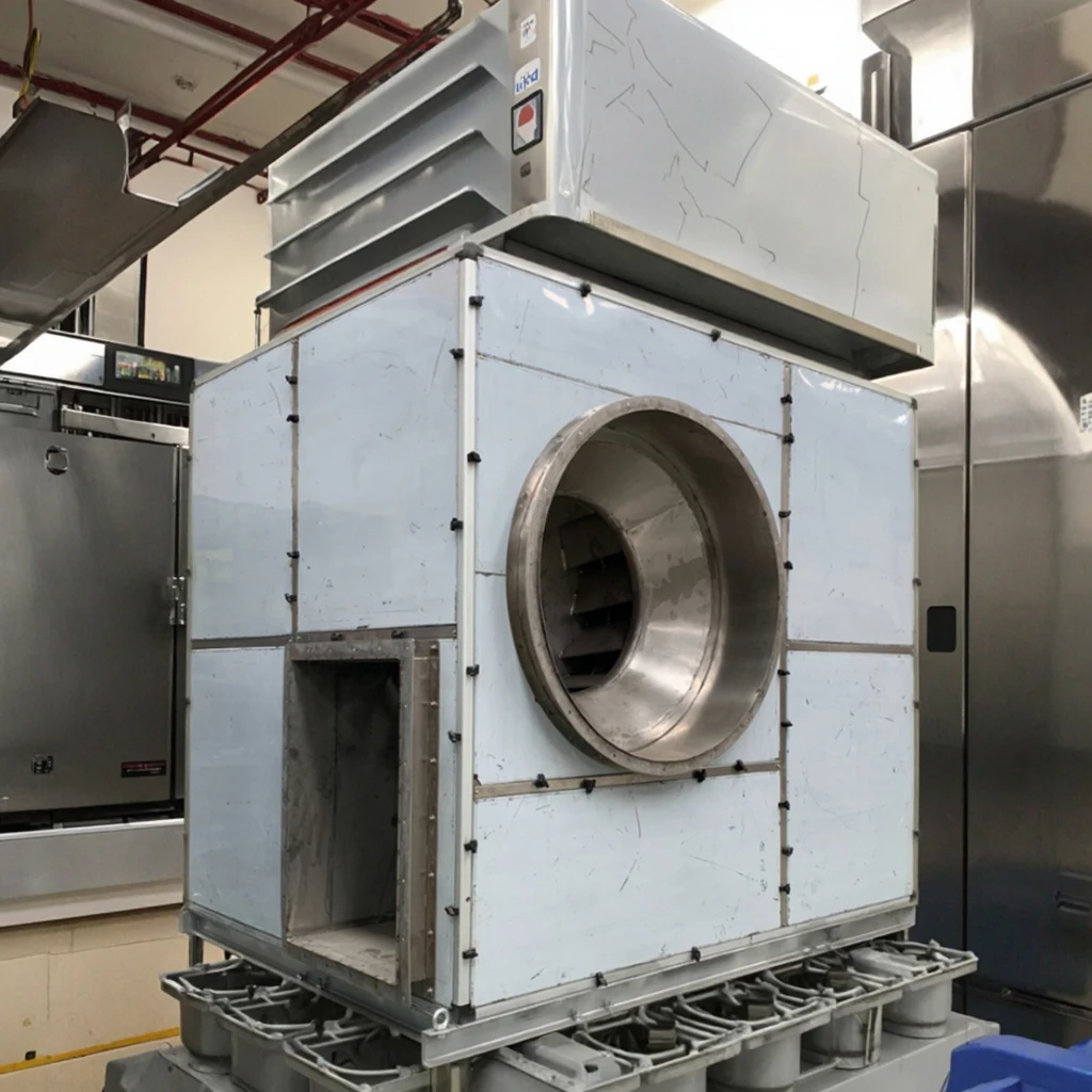 High Temperature Resistant Anti-corrosion Centrifugal Axial Flow Fan For Food Packaging Plants