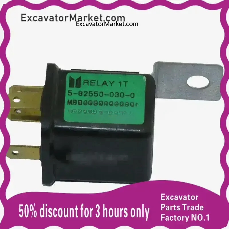 

High Quality For XCMG XGMA B249900001039 Engine stop relay 582550-0300 high quality excavator accessories