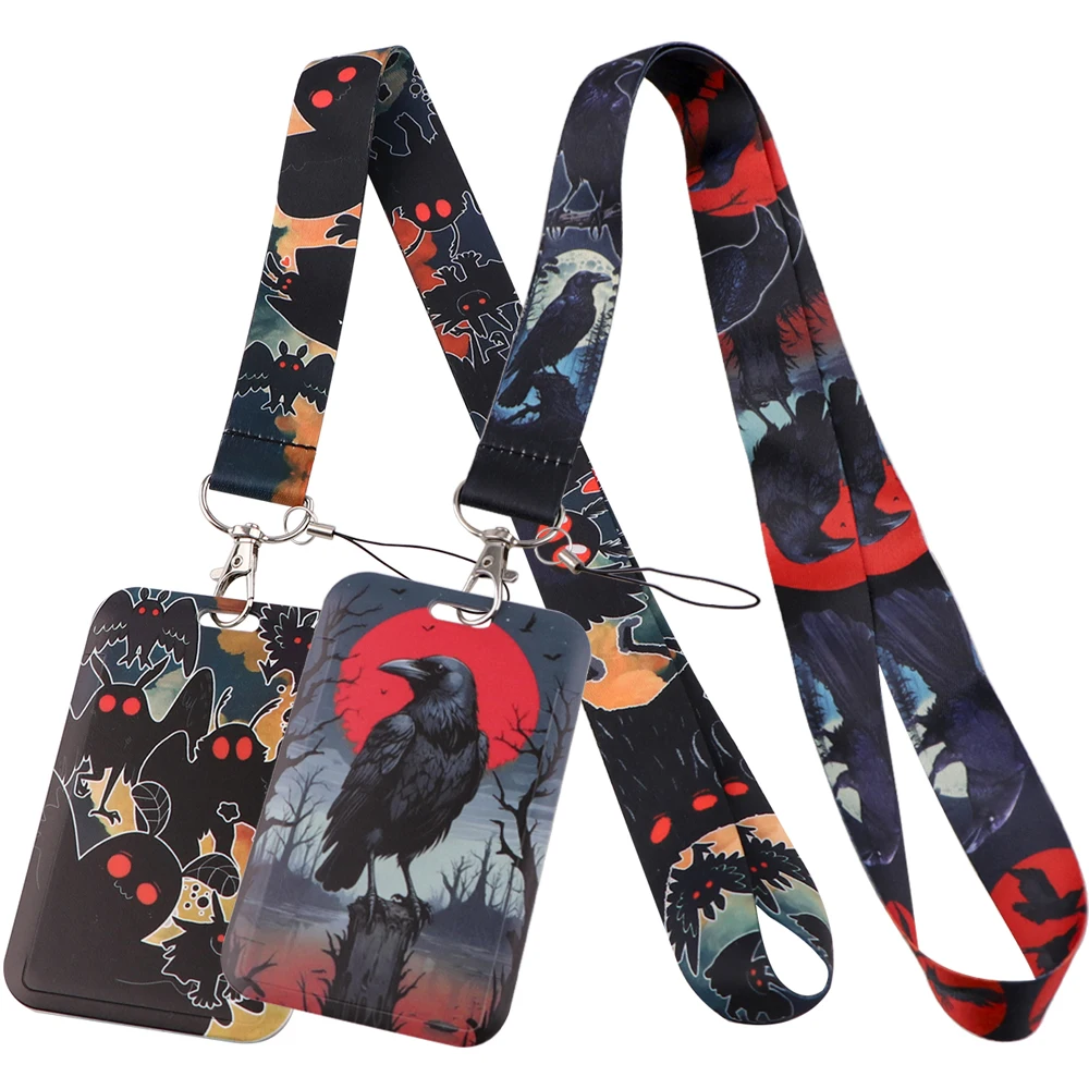 Horrible Moth Man Lanyard for Key Neck Strap Lanyard Card ID Badge Holder Key Chain Key Holder Keyring Gift