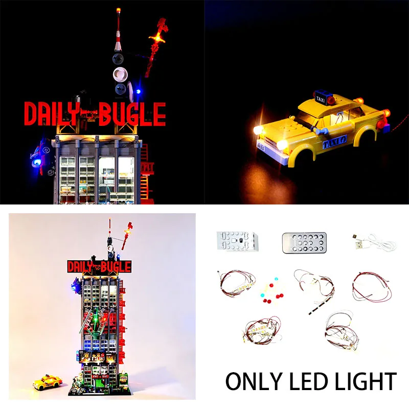 LED Light Kit For LEGO 76178 Daily Bugle Compatible 78008 Lamp DIY Toy Gift (Not Include Building Blocks Bricks Kits Sets Model)