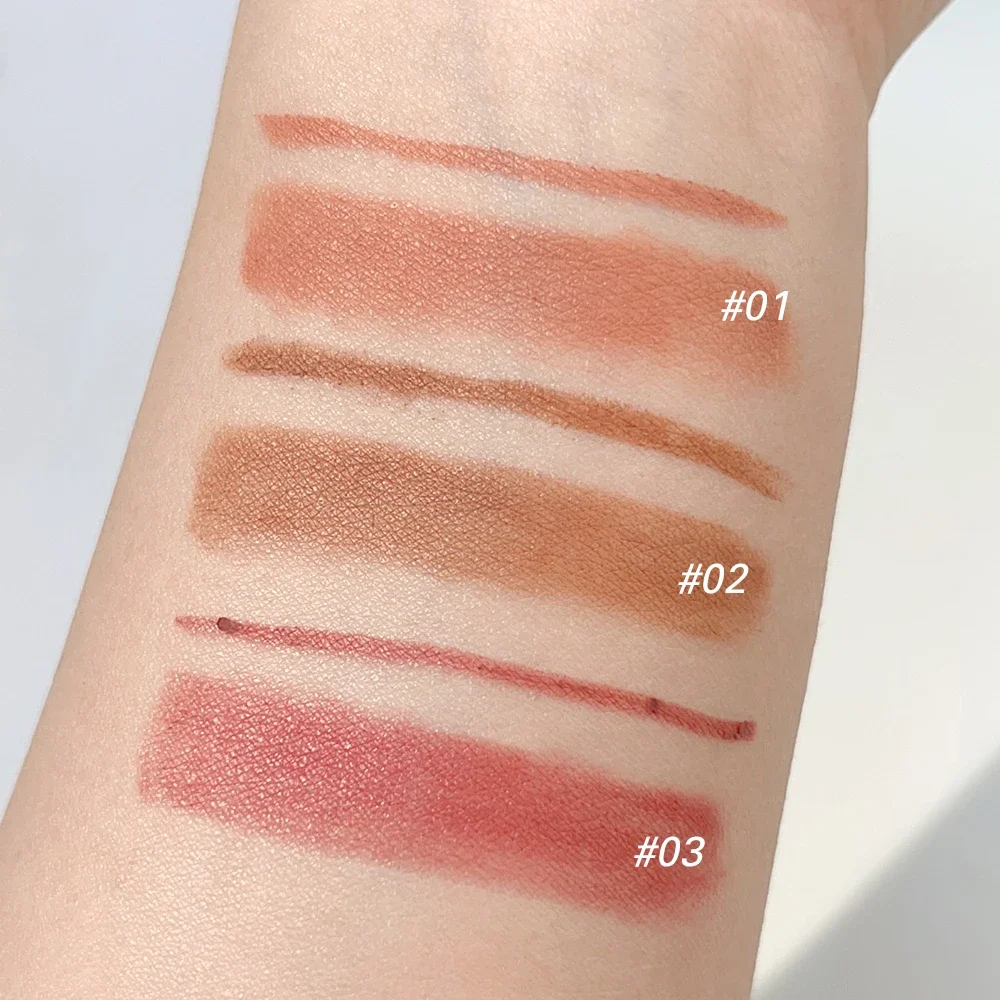 Stylo à Lèvres Nude à Double Tête avec Pinceau, Waterproof et Durable, Rouge de Contour, Crayon à Lèvres Coréen, Maquillage Cosmétique, 256 Jules Liner