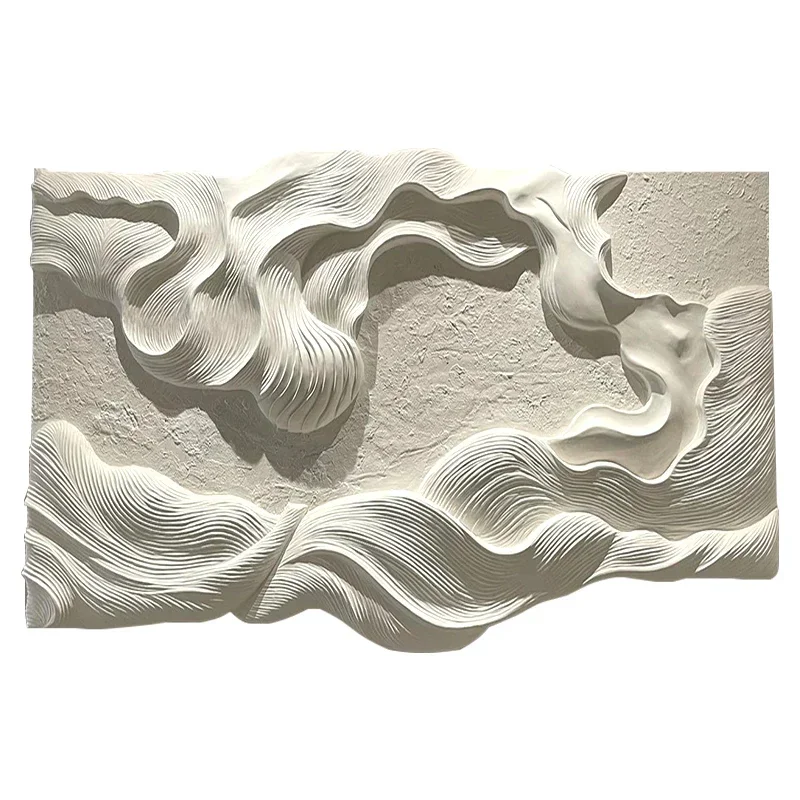 

Modern living room background wall carvings, wabi-sabi wind bedroom reliefs, hanging paintings dining room wood carving murals
