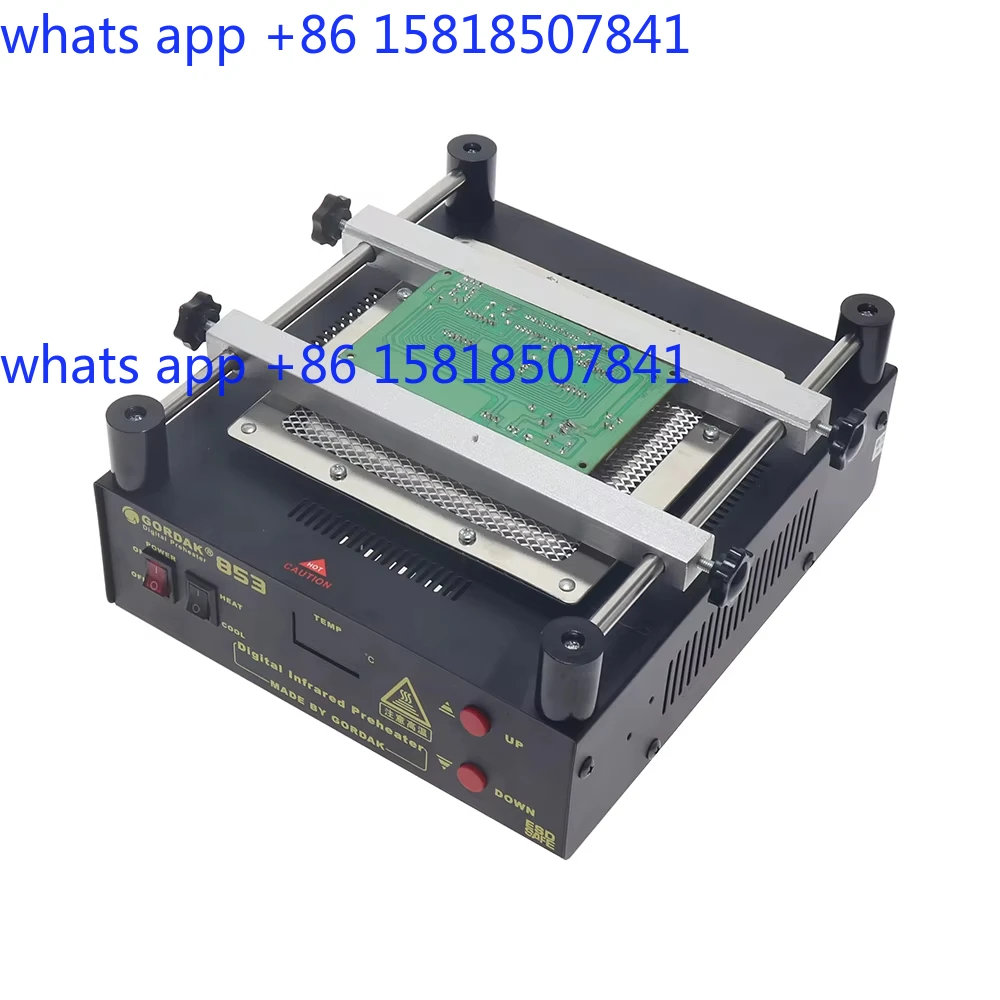 Gordak 853, ИК-инфракрасный предусилитель, разборка и сборка BGA, нагревательная паяльная станция, распайка печатных плат, паяльная станция BGA