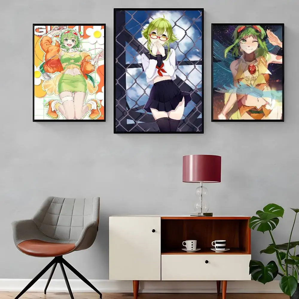 1pc Gumi Vocaloid Anime Poster High Quality Print Waterproof Wall Art Sticker For Bar Living Room Decor Gift
