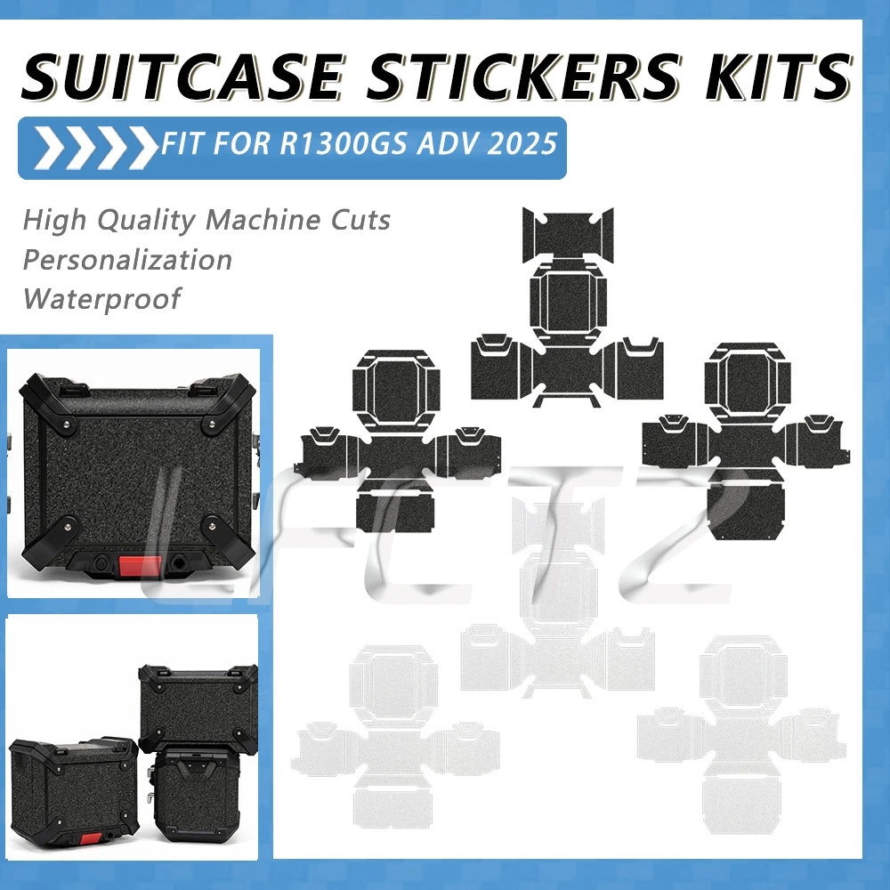 Fit For R1300GSA R 1300 GS R1300GS ADV Motorcycle Aluminium Panniers Luggage Top Box Protective Sticker Trunk Suitcase Stickers