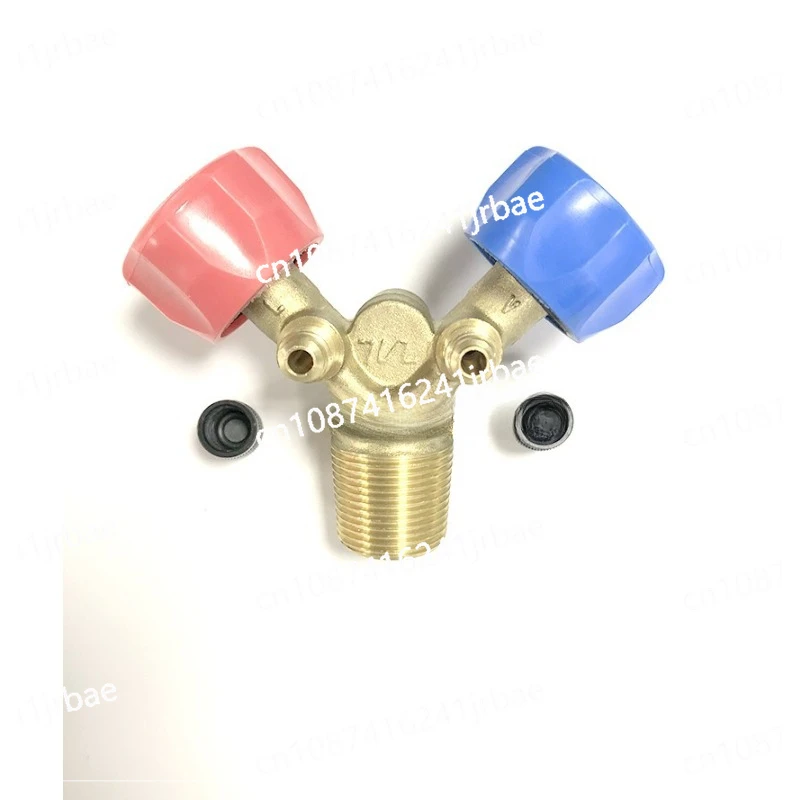 

Special cylinder valve for recycling and filling/high and low pressure claw valve/explosion-proof refrigerant bottle mouth valve