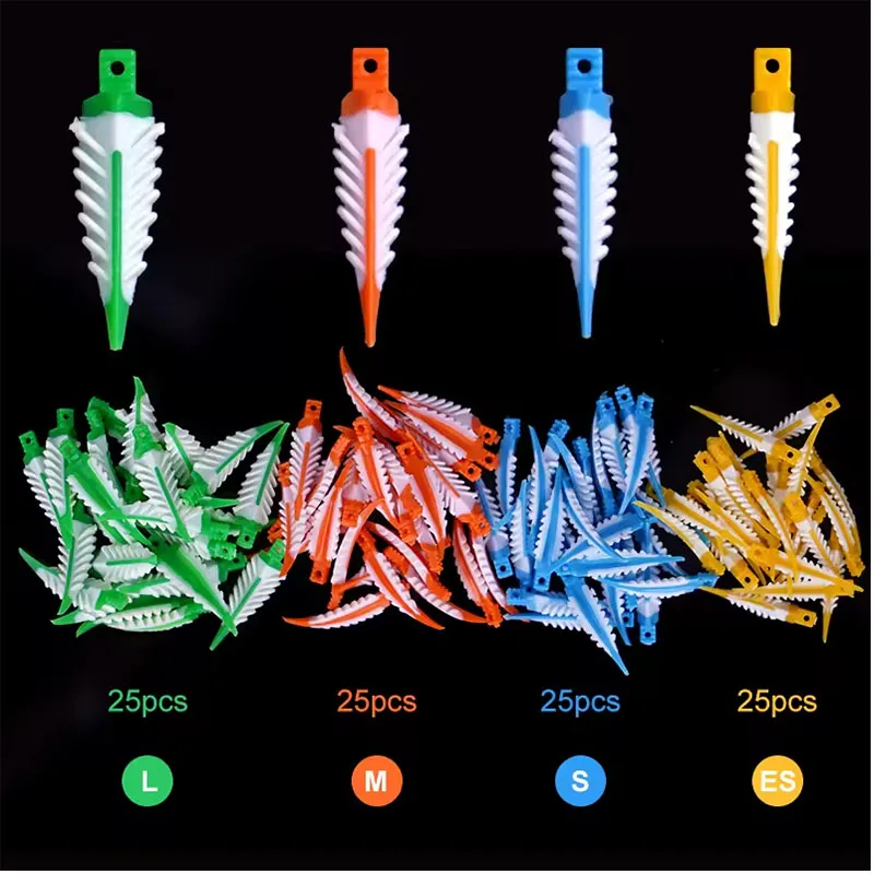 Dental Interdentalkeile Versiegelung Verbundkeile Silikon Geeignet Adaptive ES/S/M/L Zahnarztmaterialien für die Zahnrestaurierung – Detail 2
