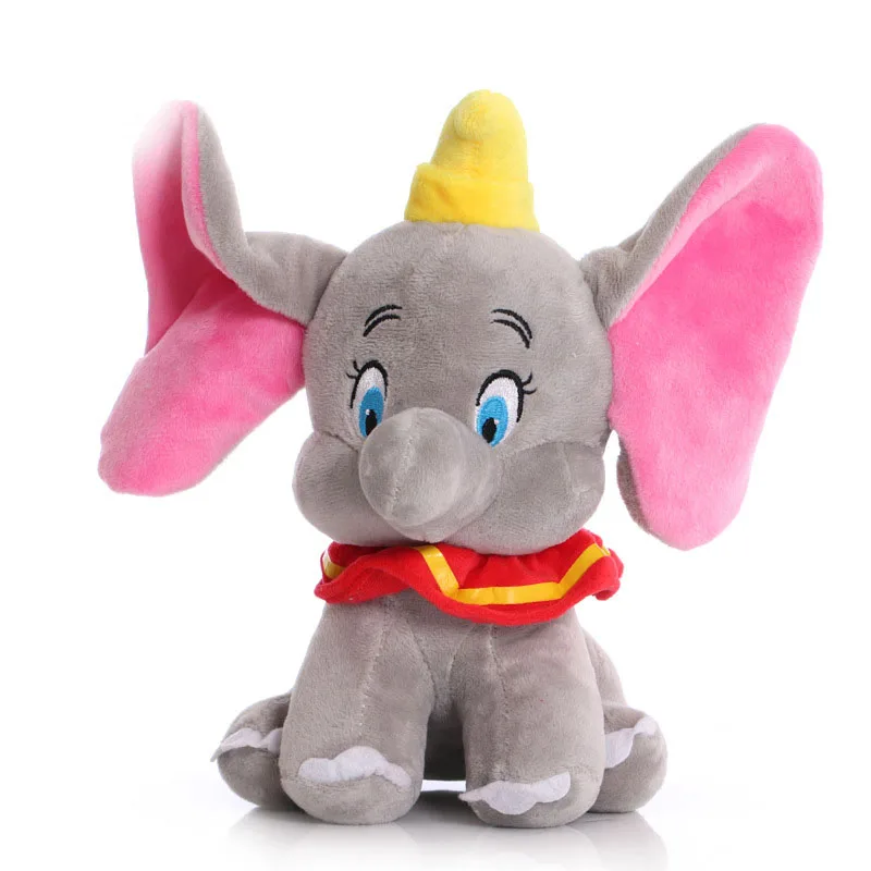 23cm Kawaii Room Decor Dumbo Action Figure Toys Cute Elephant Animal Soft Doll Pillow for Children Kids Charm Hobbies Collection