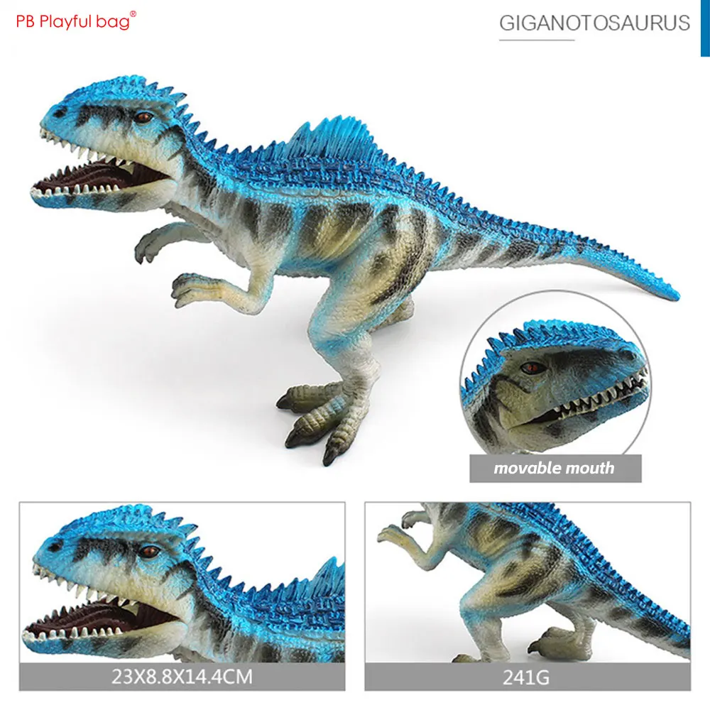 Modèle de dinosaure en PVC pour enfants, figurine d'action, ornements de chambre, Vrannosaurus Rex, Giganotosaurus, Simulation 208.assic, jouet pour enfants, HG159