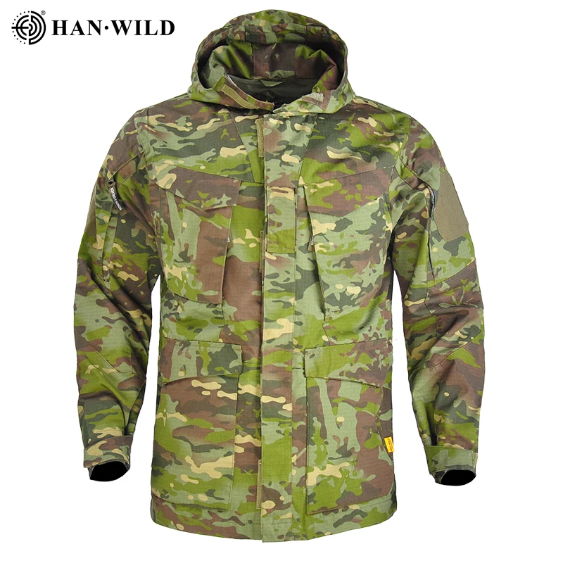 Men Outdoor Hiking Jackets Hunting Combat  Jacket Tactical Jacket Camping Clothes Windbreaker Waterproof Softair Climb Coats