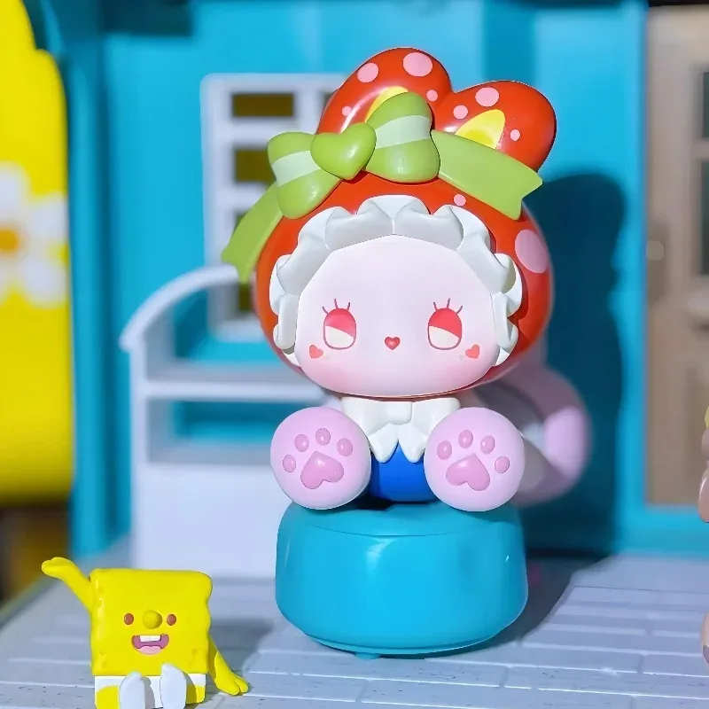 Officially licensed EMMA Emma series figurines, featuring mysterious anime character designs, are decorative items on your desk