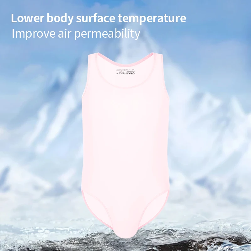 Fitness Faja Para Hombre Compression Shirt Sexy Sleeveless Thin Rompers Underwear Skinny Fashion Male Bodysuits Thongs