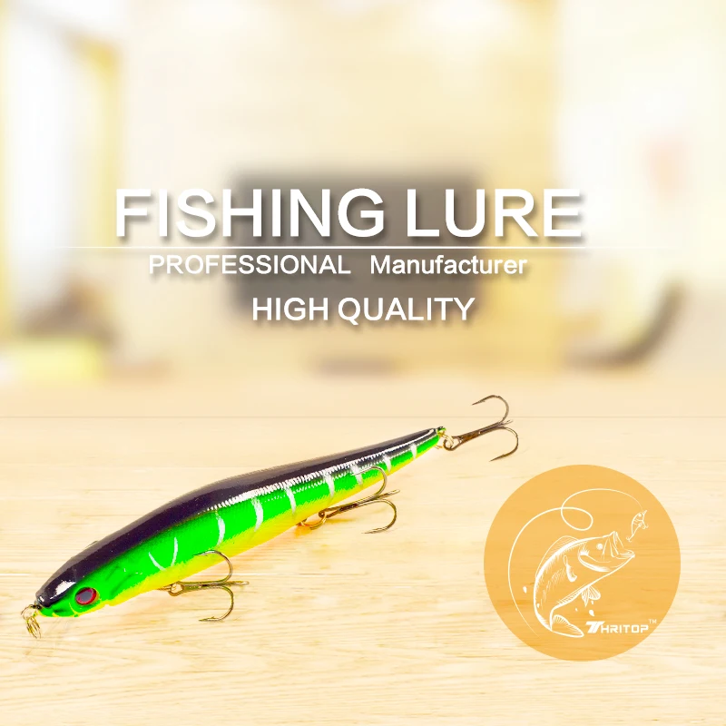 Thritop New Hard Fishing Lures Hot Item 140mm 23g 5 Colors for Option TP023 Top-Class Minnow Fishing Baits Artificial Bait