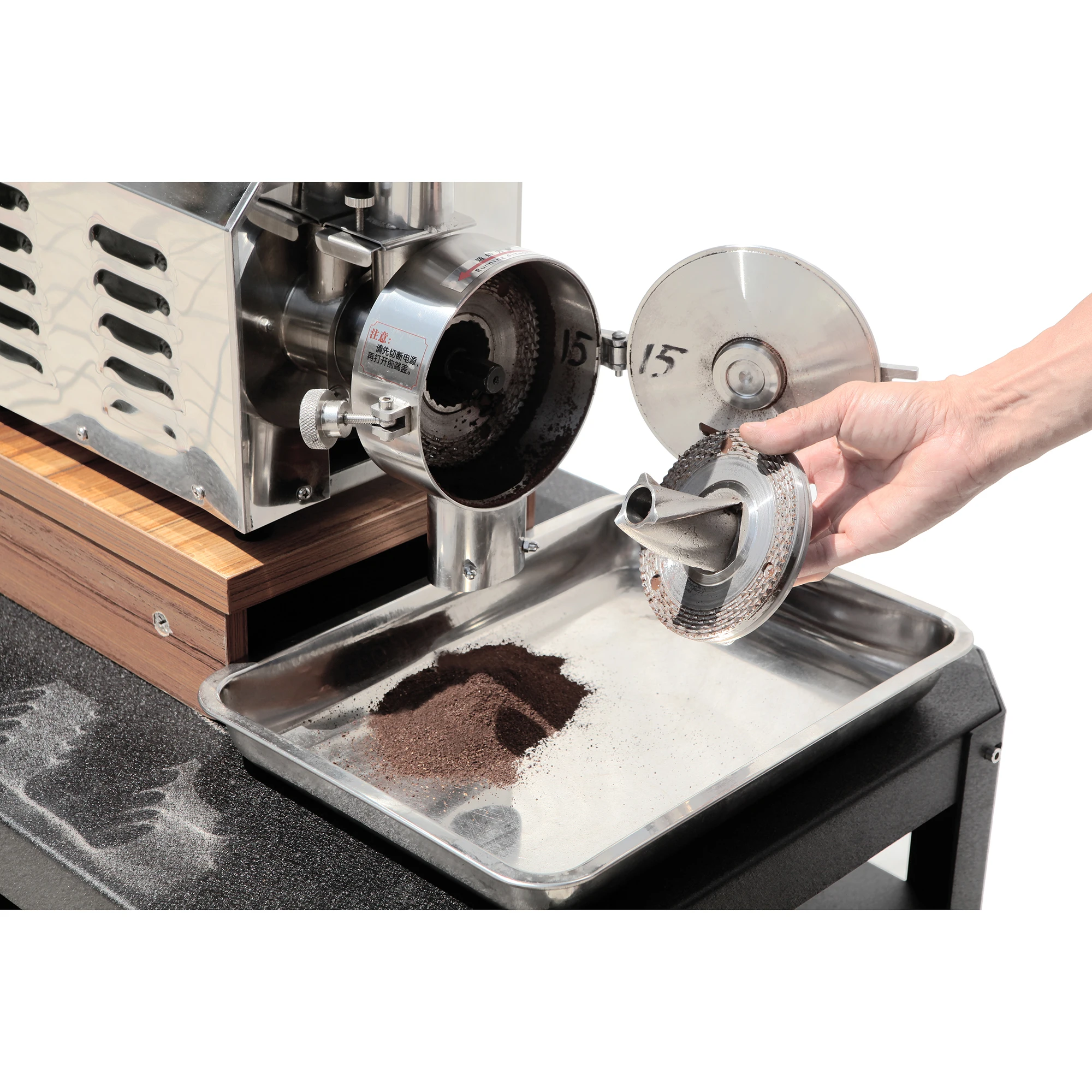 

Industrial Commercial Coffee Grinder for Coffee Shop Stainless Steel Coffee Grinder Machine Electric