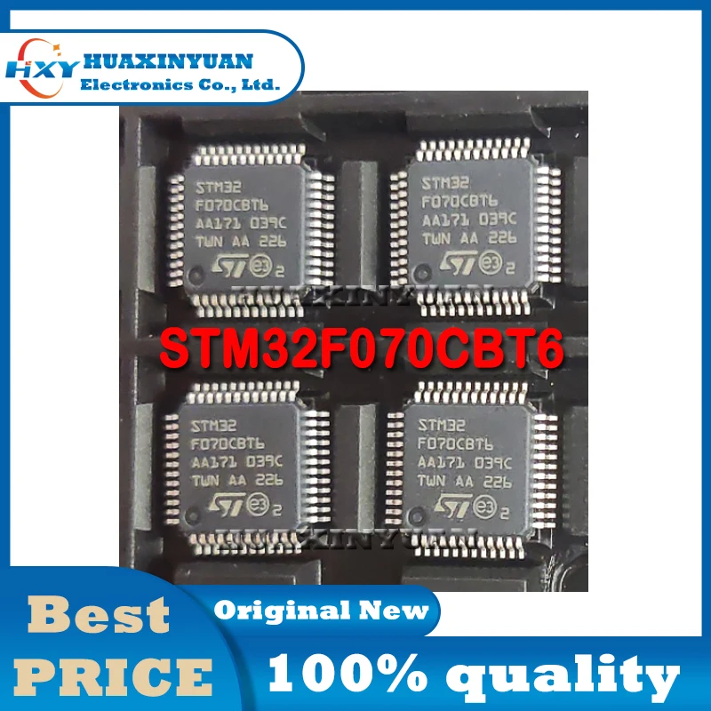 

Free Shipping flipper zero 10PCS/LOT STM32F070CBT6 STM32F070CB STM32F070 STM32F STM32 STM32F07 New and Original Ic Chip In Stock