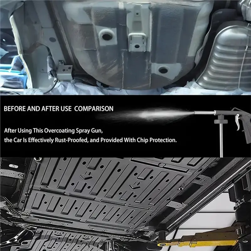 【GIFT】LB-09 Pneumatic Gun Undercoating Spray For Automotive Chassis Armor Portable Metal Sprayer