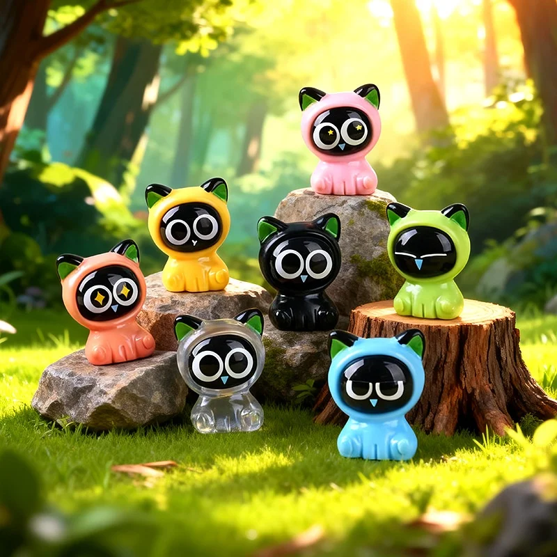 

Cartoon Blind Boxes 3D Luo Xiaohei Cute Resin Ornament Trendy Toys Blind Bags Creative Desktop Cultural Gift