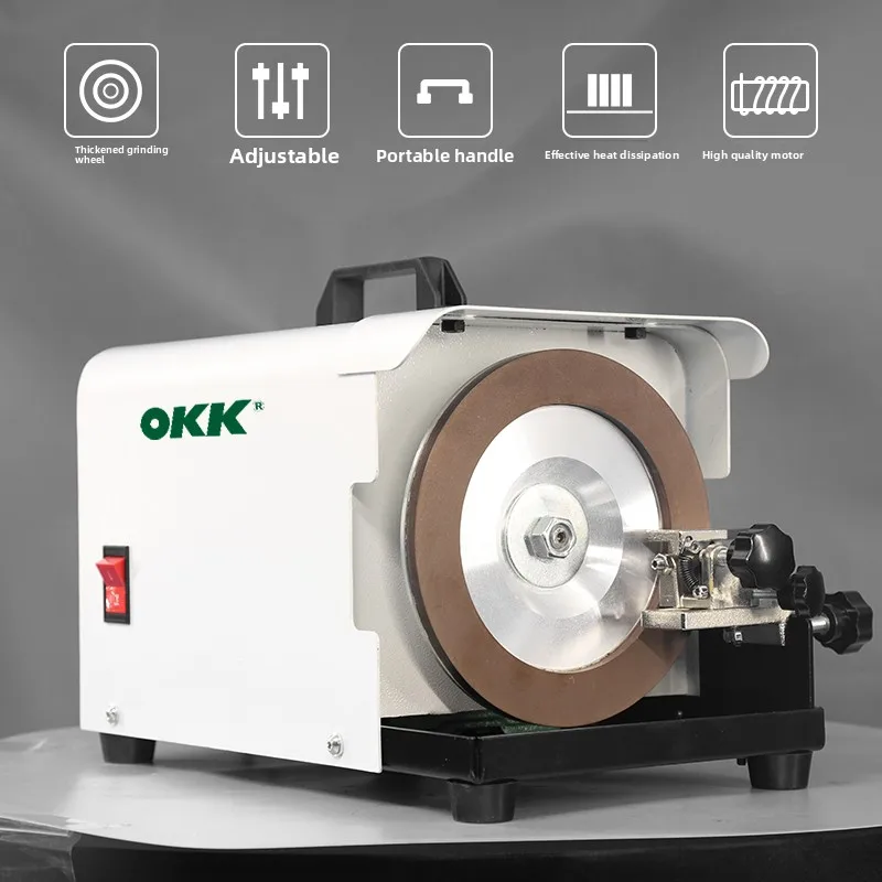 JX-3 Electric Knife Sharpener Kitchen Knife Scissors Household Low Speed Thickened Diamond Grinding Wheel Knife Sharpener