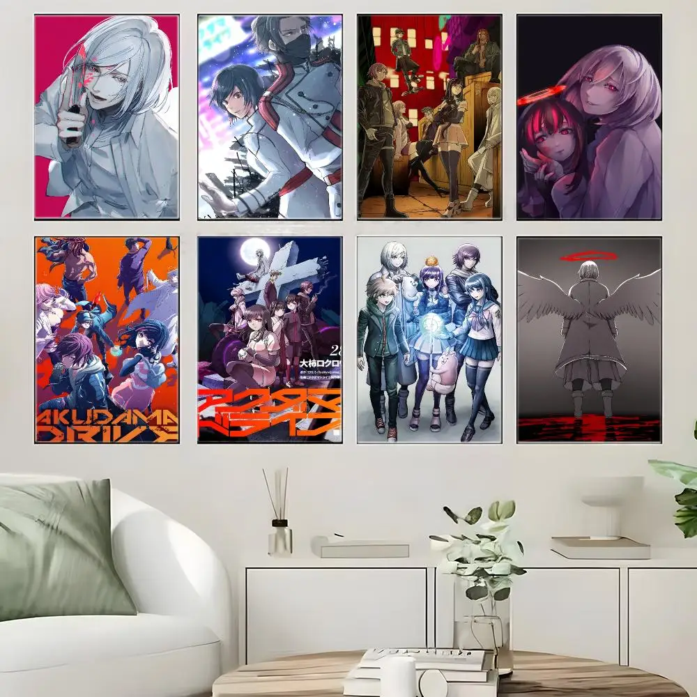 Adventure Anime A-Akudama Drive Poster  Self-adhesive Art Waterproof Paper Sticker Coffee House Bar Room Wall Decor