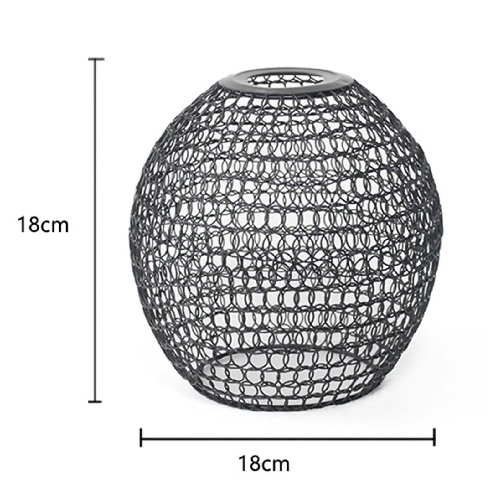 Paralumi plafoniera copertura decorativa in filo di ferro paralume lampada a sospensione gabbia per Bar ristorante Hotel cucina lampadario