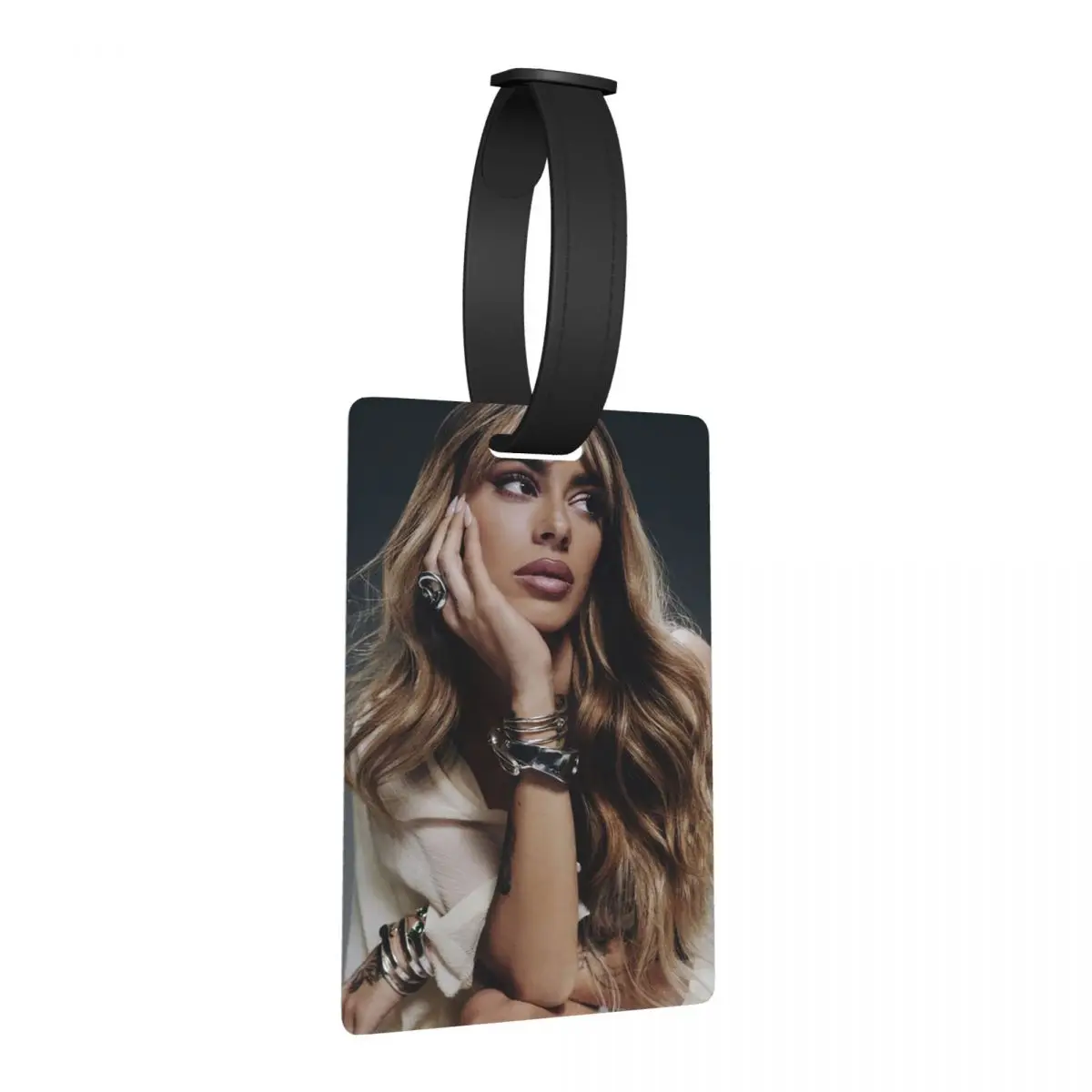 

Tini Stoessel Tour Luggage Tags Suitcase Accessories Travel Baggage Boarding Tag Label Holder ID Name Address