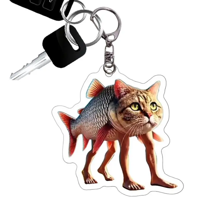 Acrylic Keychain Backpack Pendant for Handbag Purse Accessories High-Definition Printing Charm Pendant for Luggage Backpacks