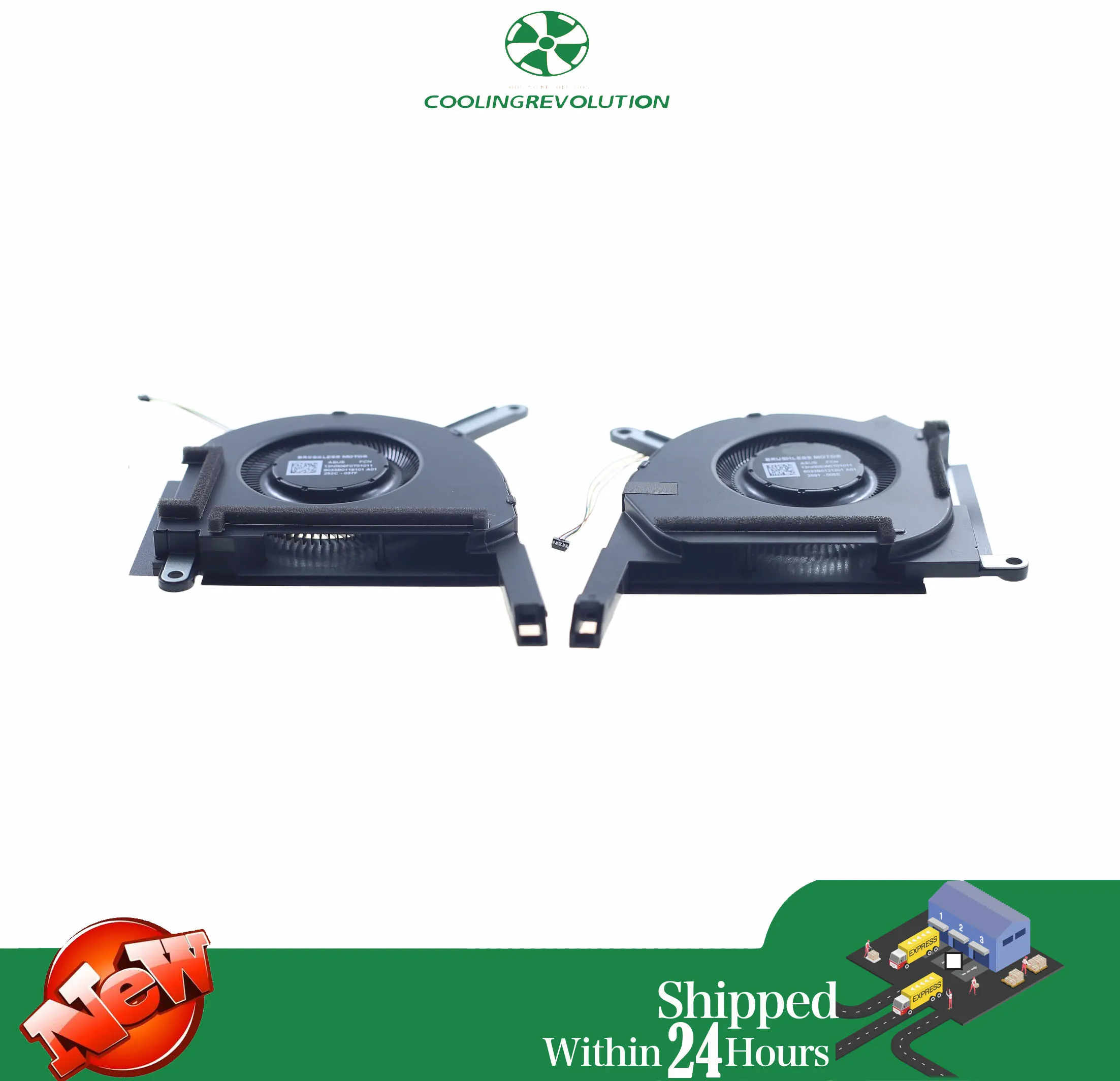 Laptop CPU GPU Cooling Fan 13NR09F0T01011 13NR09F0T02011 DC12V 1A 4Pin For Asus 2022 TUF A15 FA507RM RTX3060